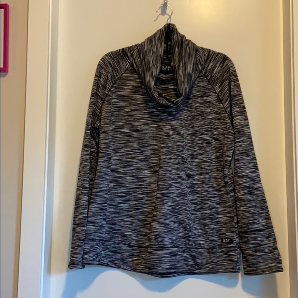3/$25 - Andrew Marc Active-wear Grey Turtle Neck
